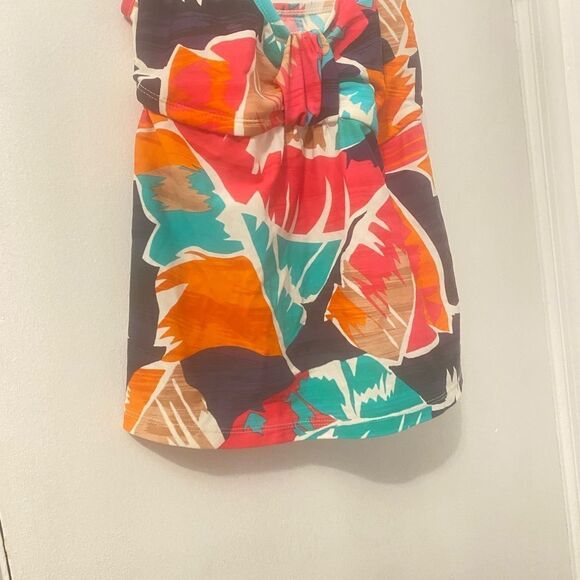 Catalina Orange and Red Tropical Bikini - Picture 2 of 9